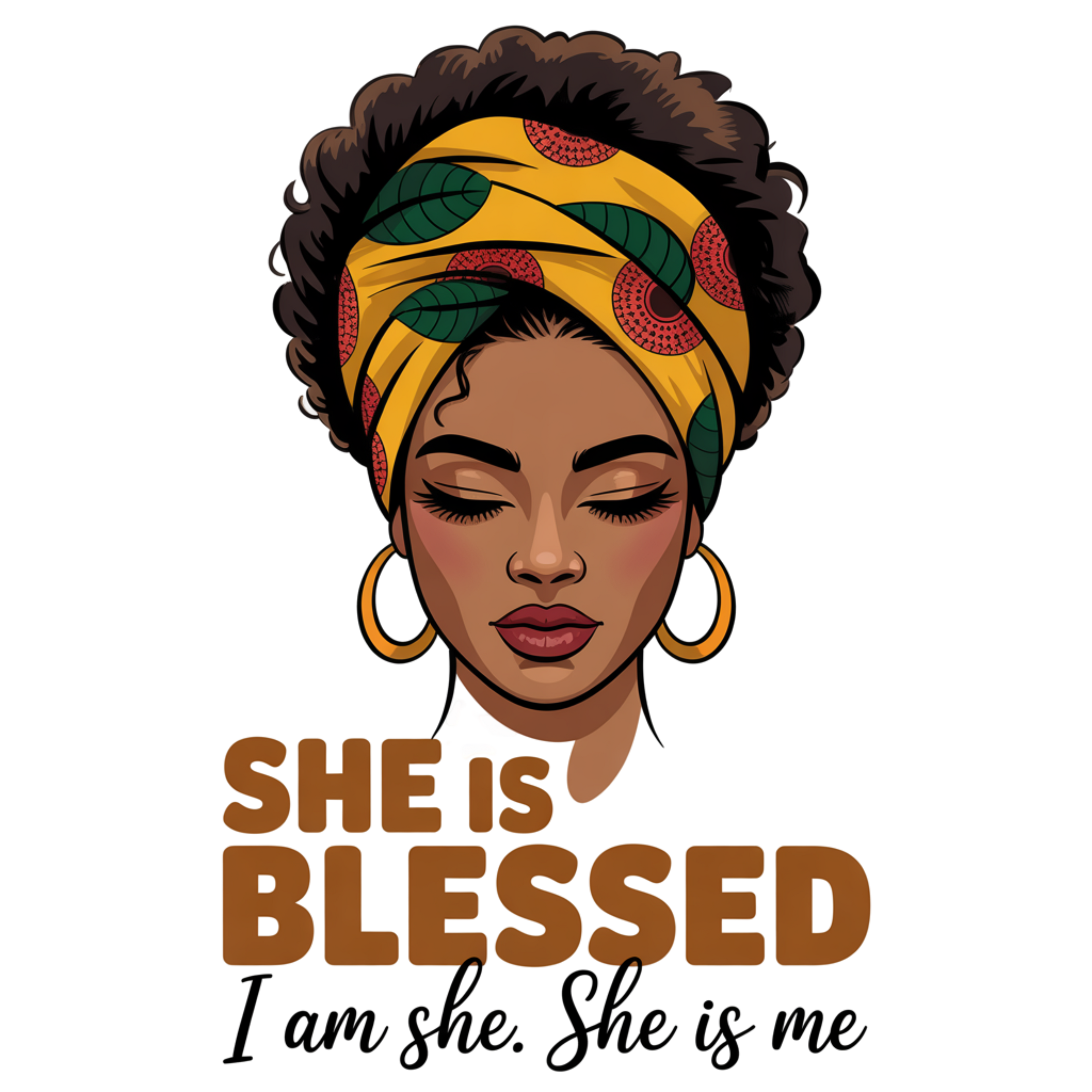 She Is Blessed DTF Transfer