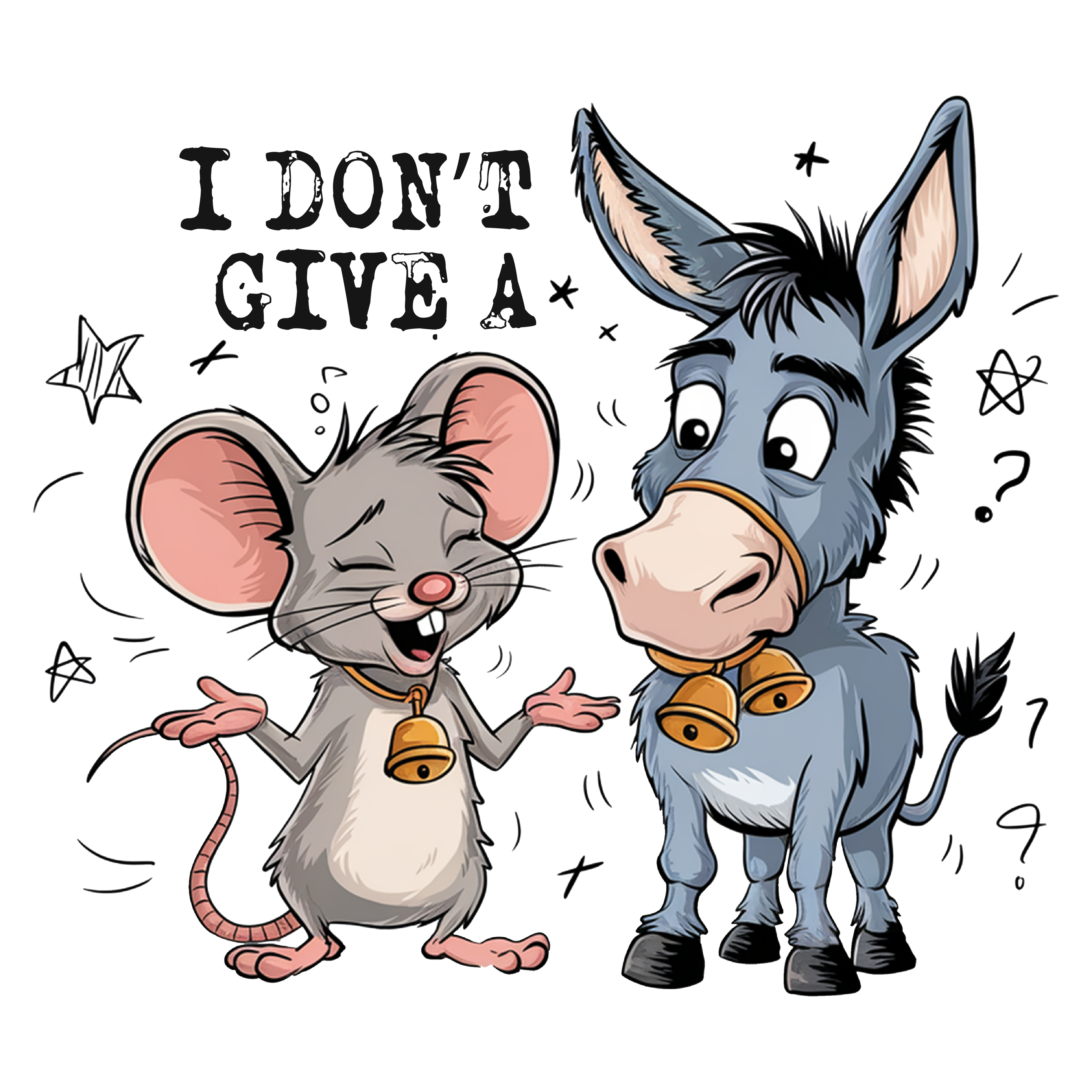 I Don't Give A DTF Transfer