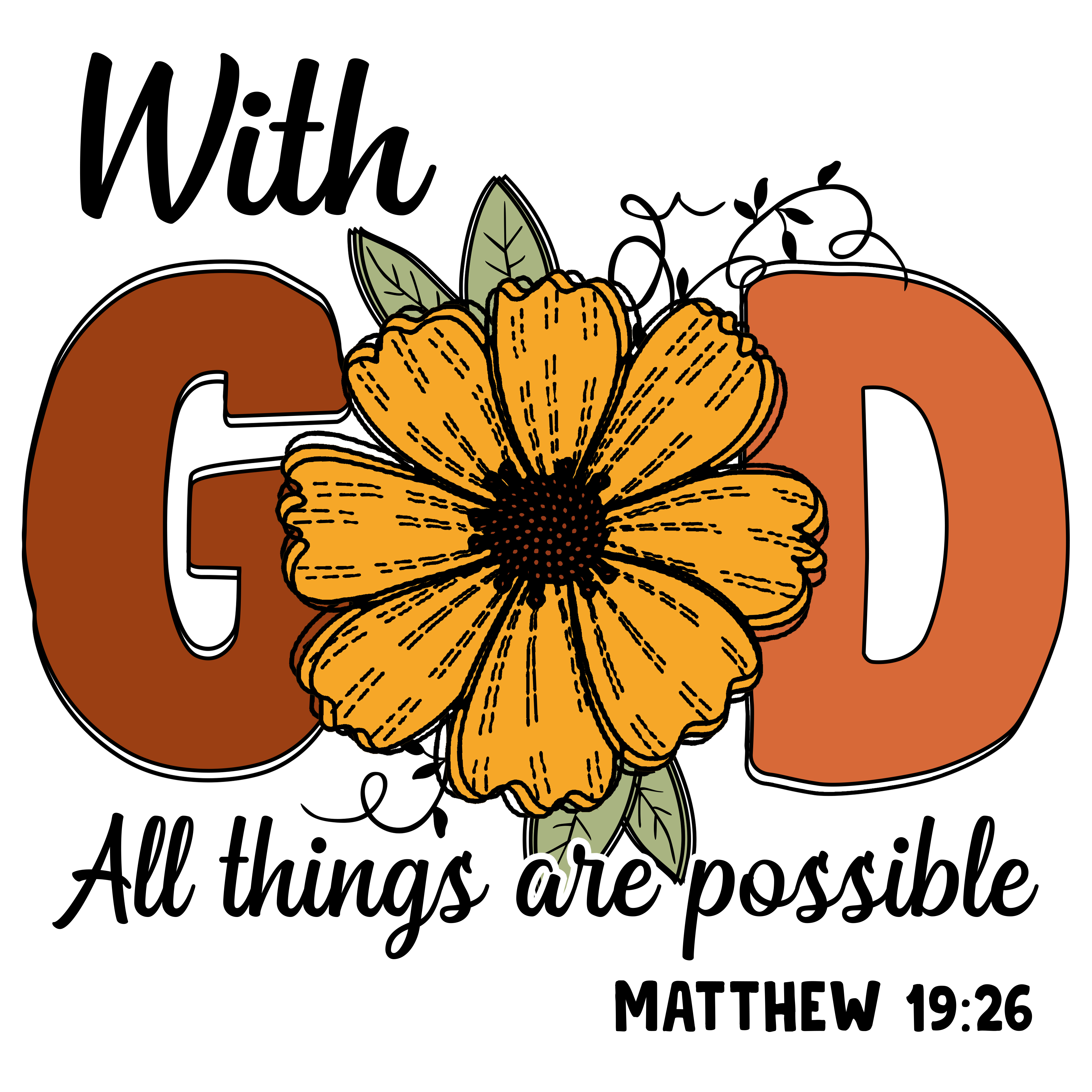 With God All Things Are Possible Tee