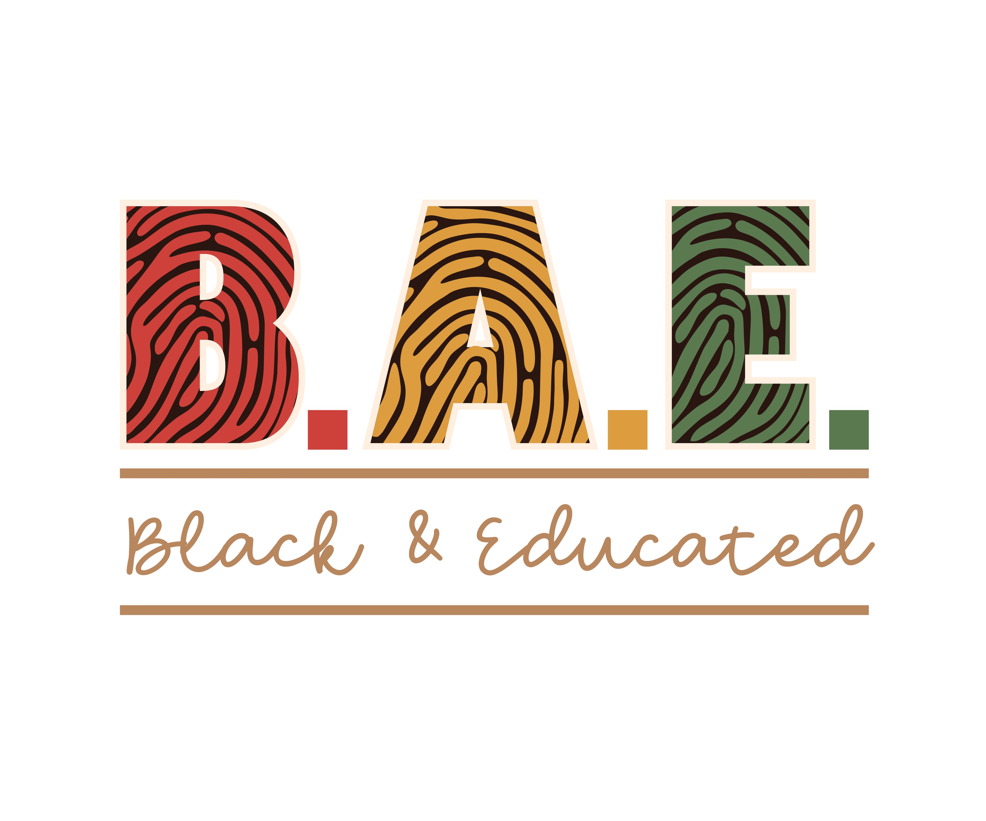 Black And Educated DTF Transfer